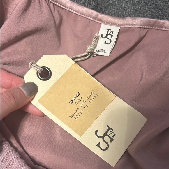 Pink Off-Shoulder Sweater Dress - Picture 3 of 4